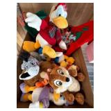Box Lot of Disney Plush Toys