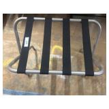 Metal Folding Luggage Rack with Fabric Straps