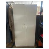 White Freestanding Storage Cabinet