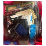 Cleaning and Utility Items in Bin