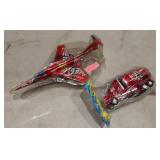 Coca-Cola Toy Jet and Truck in Packaging