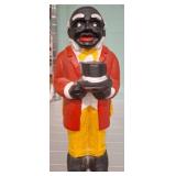 Painted Cast Iron Figural Coin Bank