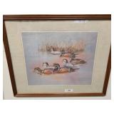Framed Waterfowl Print by Ann Muller