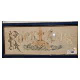 Framed Needlepoint Artwork 