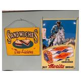 Two Vintage-Style Advertising Signs