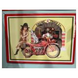 Gary Patterson Signed Firehouse sign
