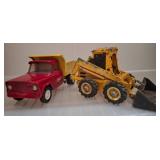 Tonka Toy Dump Truck and Loader Set