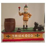 Cast Iron Trick Dog Mechanical Bank