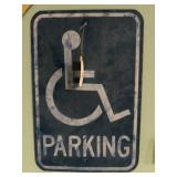 12x18 Blue Accessible Parking Sign