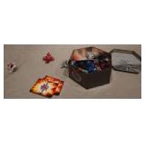 Bakugan Figures With Cards in Illustrated Tin