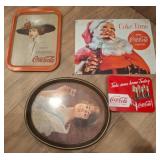 Coca-Cola Advertising Trays and Metal Signage
