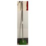 Industrial-Style Green Metal Floor Lamp Base