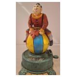 Cast Iron Mechanical Clown Bank