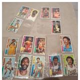 Vintage Basketball Cards Lot in Sleeves