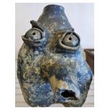 Abstract Handcrafted Glazed Ceramic Jug