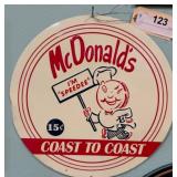 11in Stamped Metal McDonald