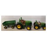 John Deere Ertl Toy Tractors with Trailer