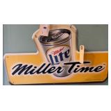 1998 Miller Lite Metal Beer Sign, 18x10