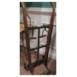 Metal Hand Truck with Wooden Handles