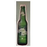Rock Green Light Beer Advertising Sign