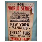 1932 World Series Poster, Yankees vs. Cubs