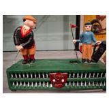 Cast Iron Golf-Themed Mechanical Bank