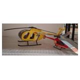 Yellow and Red Toy Helicopters with Wrangler Logo