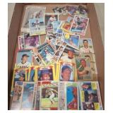 Baseball Trading Cards in Cardboard Box