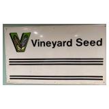 Vineyard Seed Metal Advertising Sign, 46x27