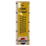 1965 Pepsi Thermometer by Scioto Sign Co.