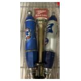 Miller High Life Beer Tap Handles Set