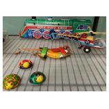 Tin Lithographed Toy Lot