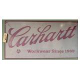 Carhartt Metal Sign, Workwear Since 1889