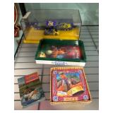 Collectible Tray, Cards, and Smokin