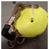 Ratchet Tie Down with J Hooks, 2" x 27"