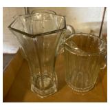 Glass Pitchers in Various Styles