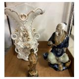 Decorative Vase and Figurines Assortment