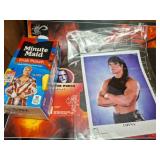 Minute Maid Juice Box and Wrestling Memorabilia