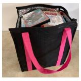 DVDs in Black Tote Bag