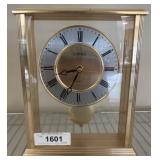 Linden Quartz Table Clock with Roman Numerals
