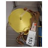 2 In. x 27 Ft. Ratchet Tie Down With Hooks