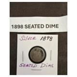 1889 Silver Seated Dime in Holder