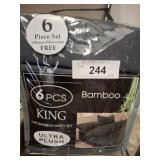 6-Piece King Bamboo Sheet Set