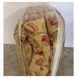 Three Floral Throw Pillows
