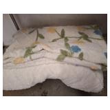 Floral Patterned Textured Rugs or Throws