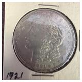 1921 Morgan Silver Dollar Coin
