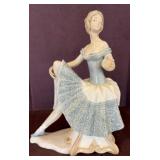 Castilla Porcelain Figurine of Seated Ballerina