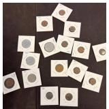 World Coins in Cardboard Holders