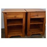 Yield House Pine Nightstands with Drawer
