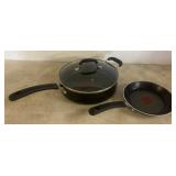 T-fal Nonstick Cookware Set with Glass Lid